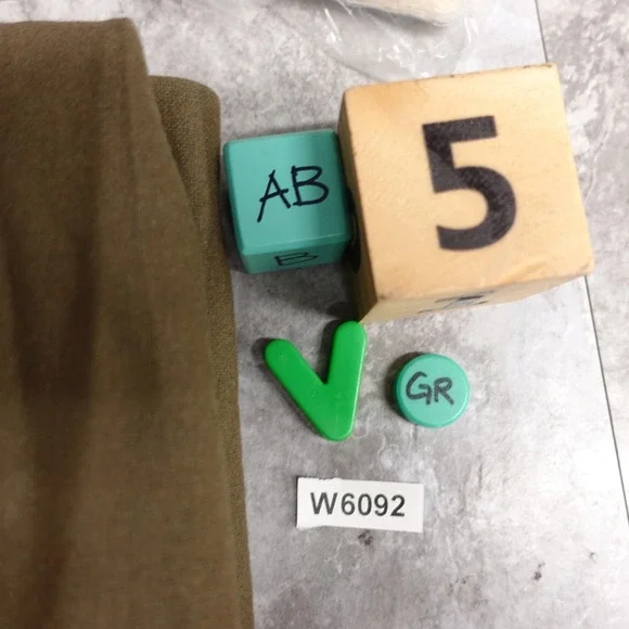 Vintage Chloe Shift Dress Womens LARGE Olive Army Green Wool Pintuck Luxury